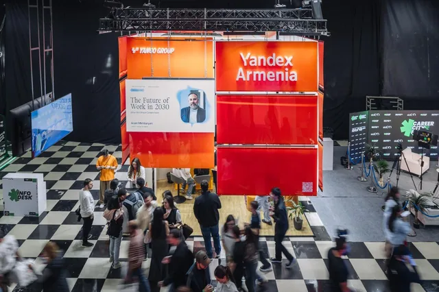 Yandex Armenia × Yango Group booth at Career City